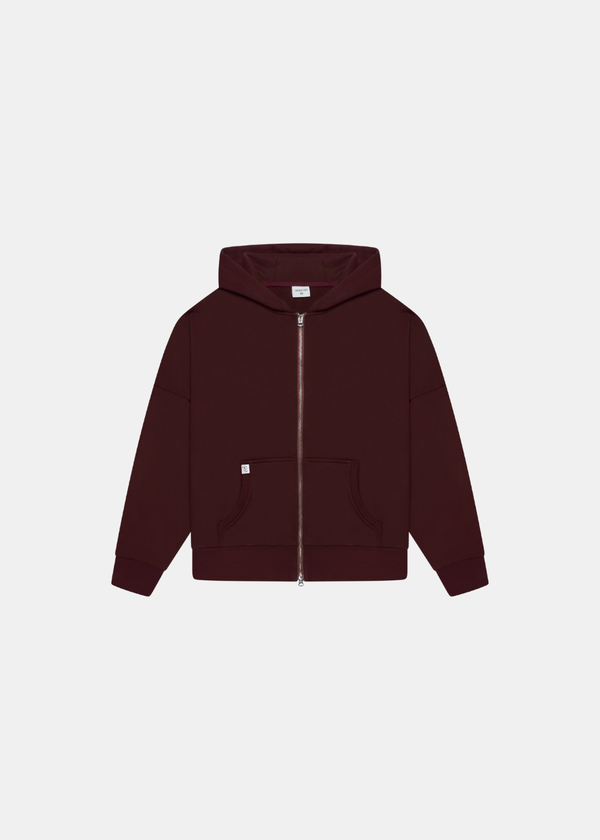 RELAXED DUAL-ZIP HOODIE