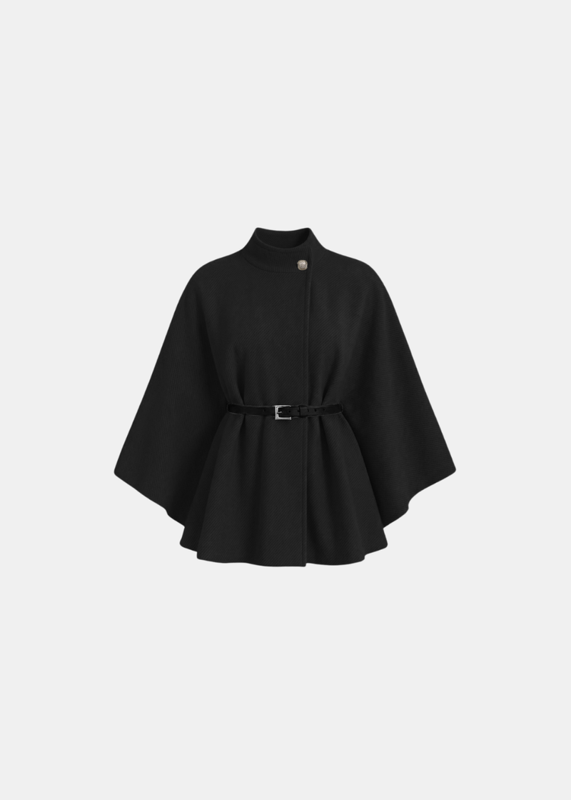 Cape Jacket With Belt