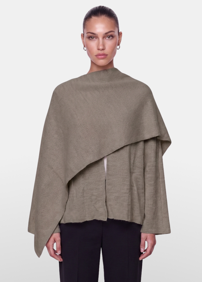 Knitted Cape Jacket