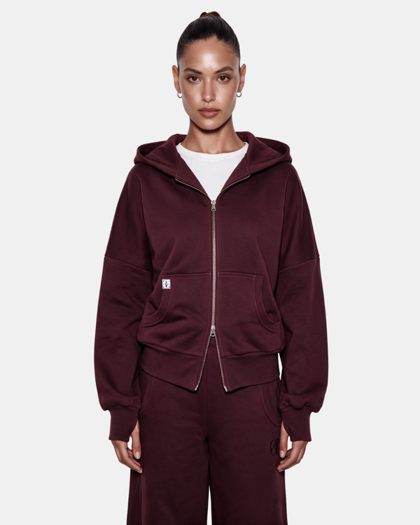 RELAXED DUAL-ZIP HOODIE