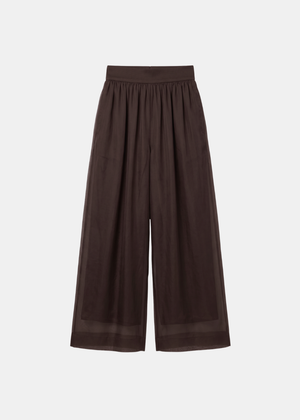 Silk Wide Leg Trouser