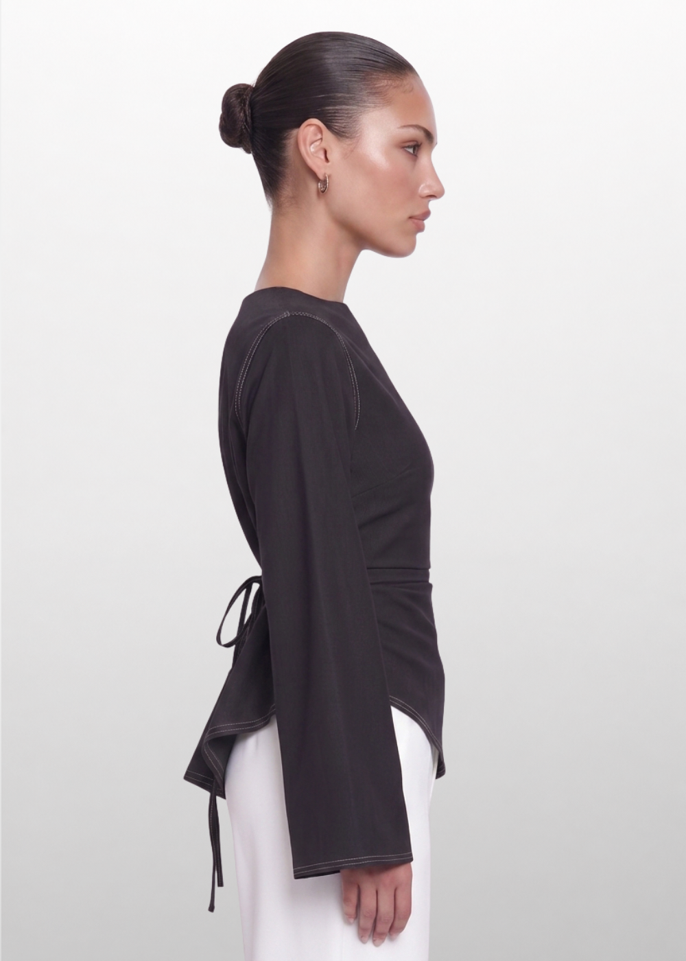 Denim Asymmetric Black