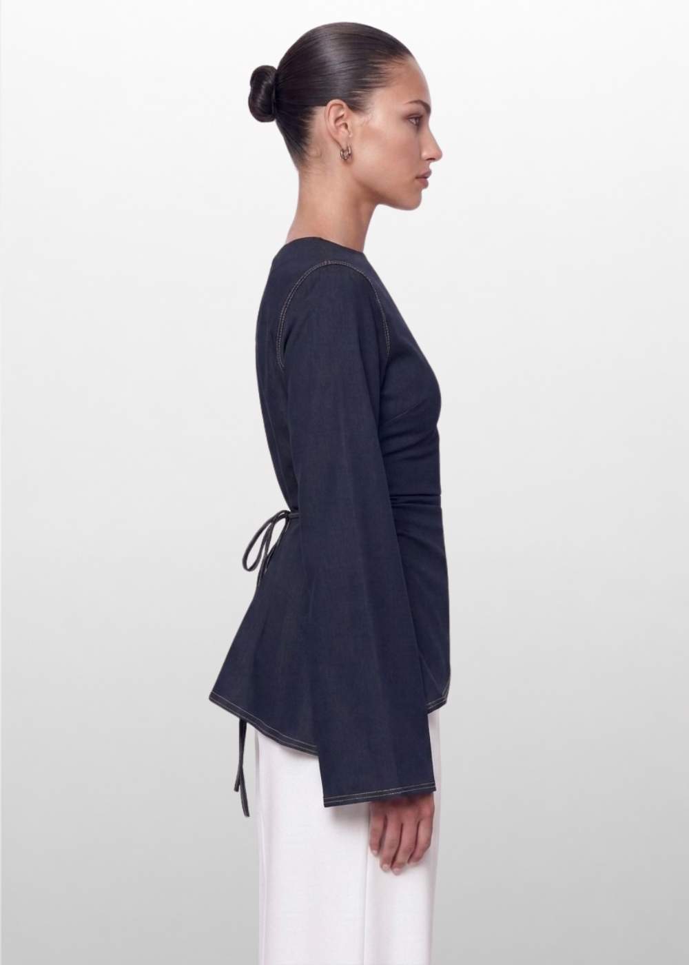 Denim Asymmetric Blue