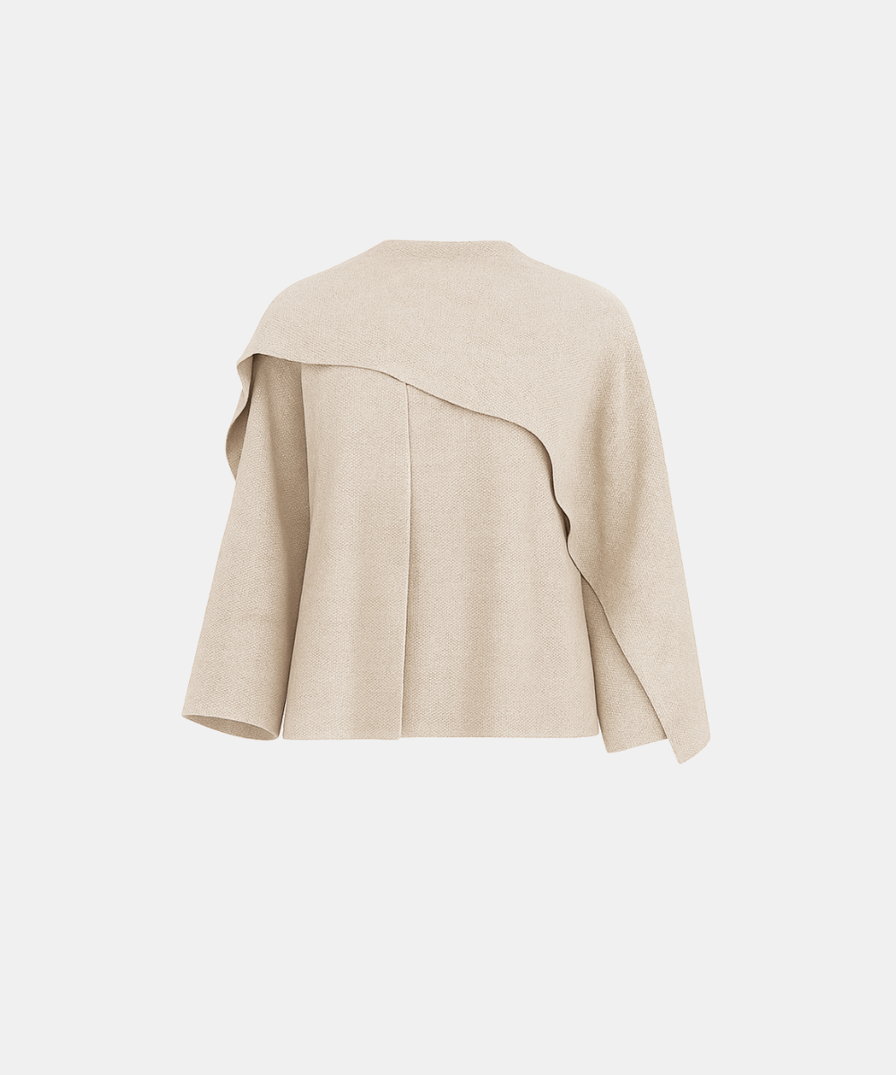 Knitted Cape Jacket