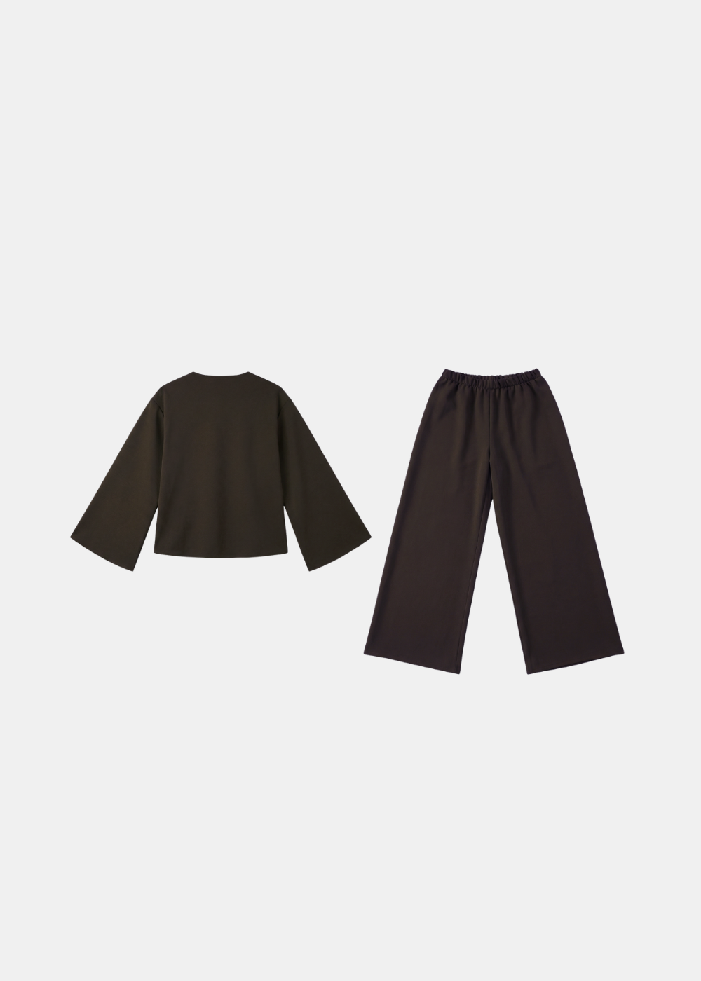 Boat Neck Belted Set