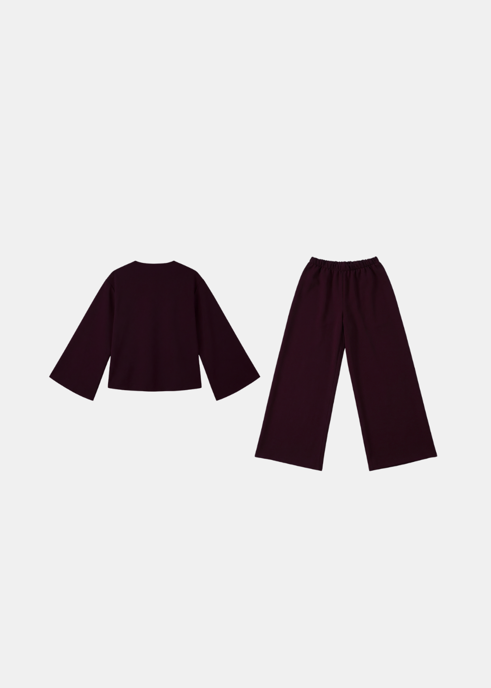 Boat Neck Belted Set