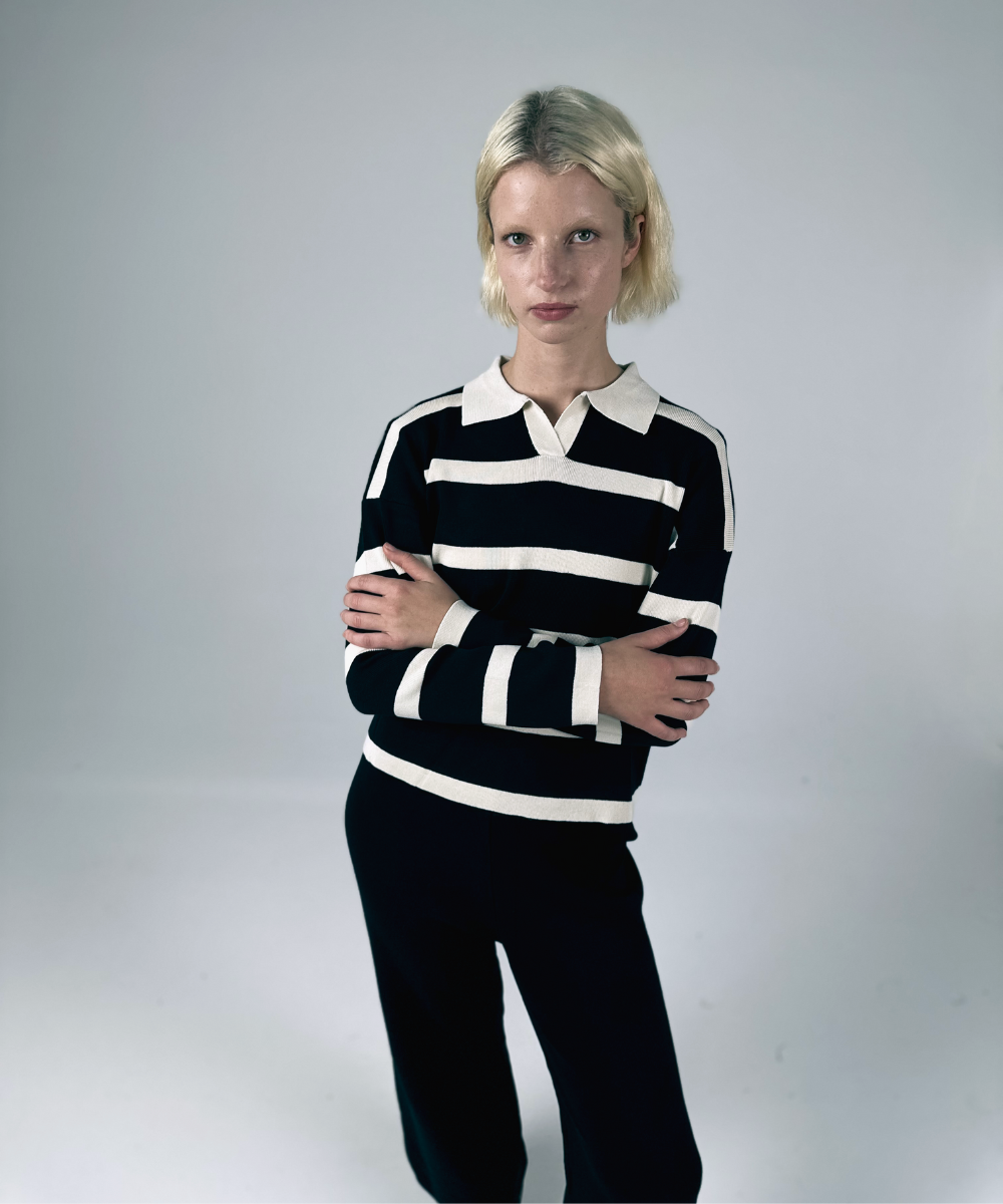 Polo Stripe Two Piece