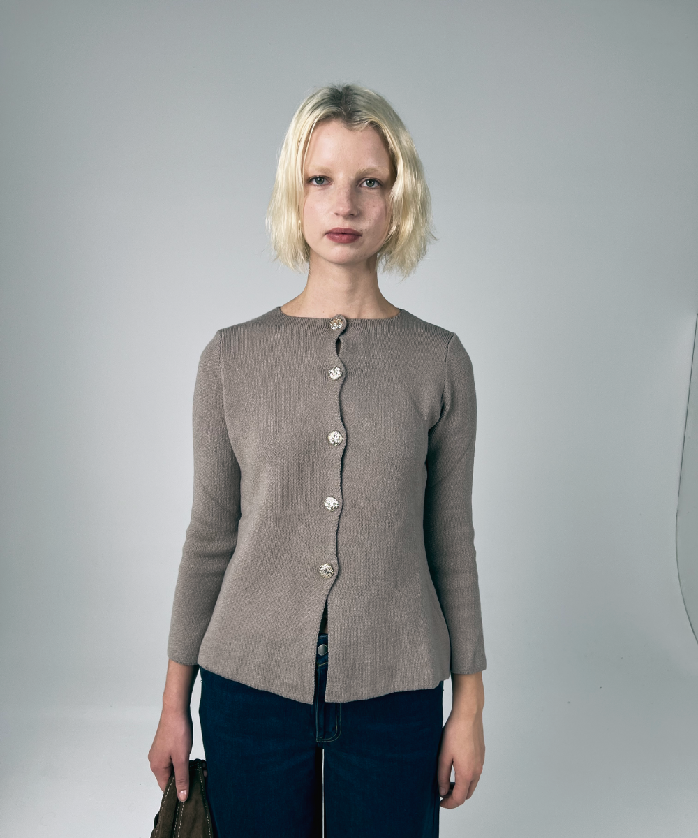 Gold Button Cardigan