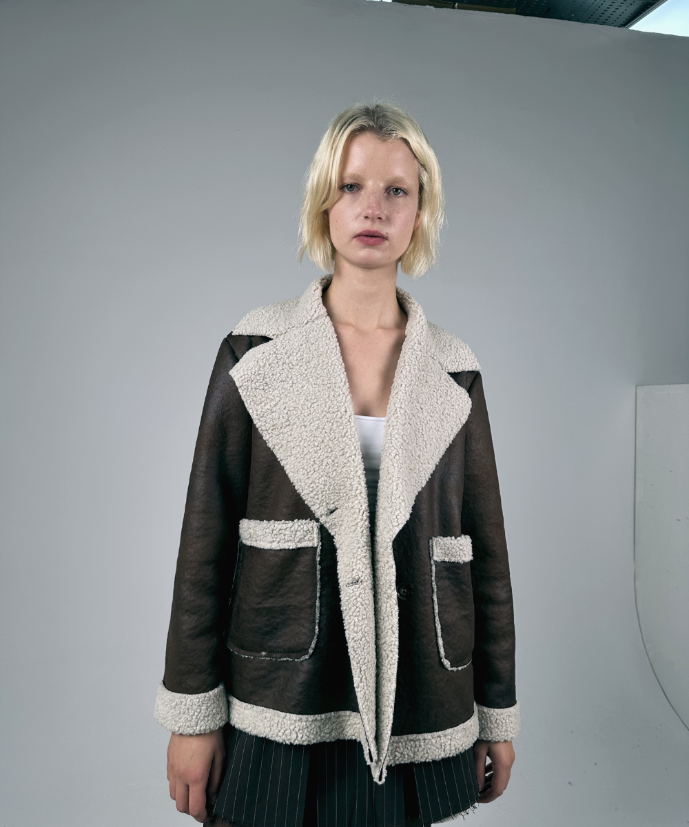 Double Breasted Aviator Jacket