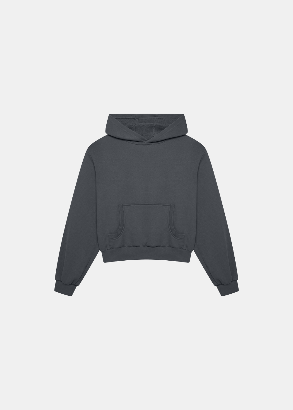 grey — pullover front
