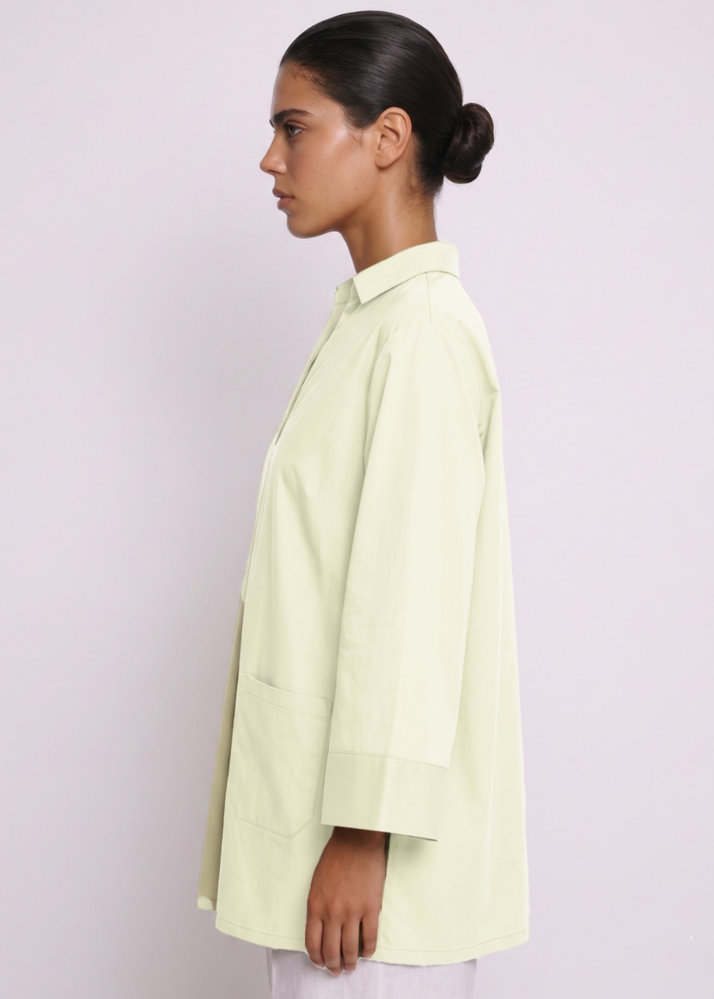 Collared Blouse Chocolate Yellow