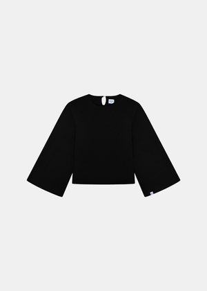 FLARED BLOUSE - Noir / S