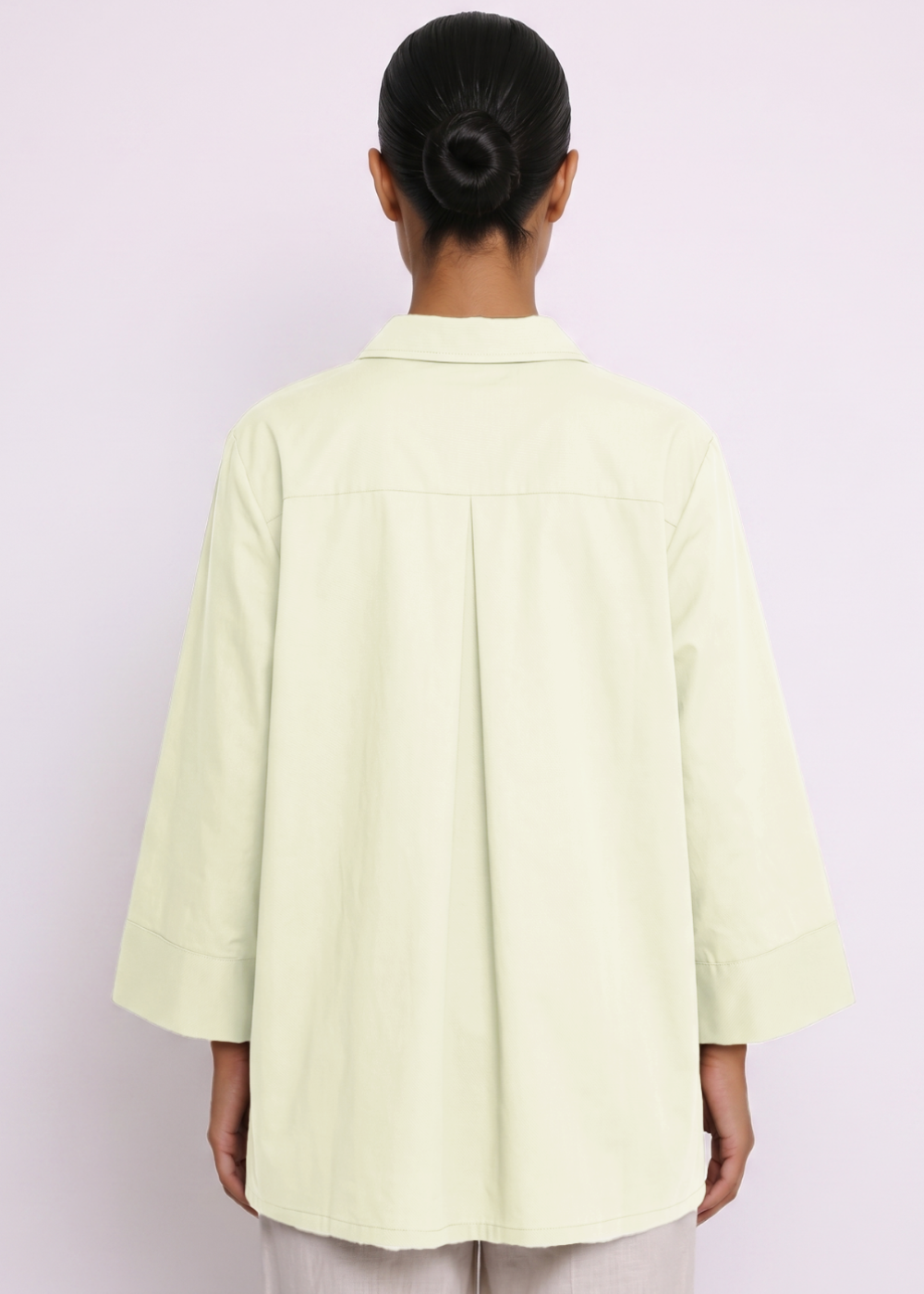 Collared Blouse Chocolate Yellow