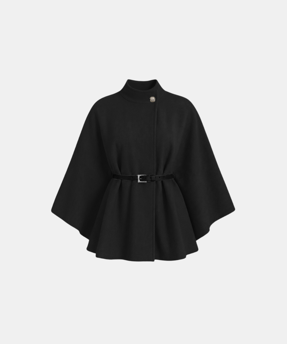 Cape Jacket With Belt