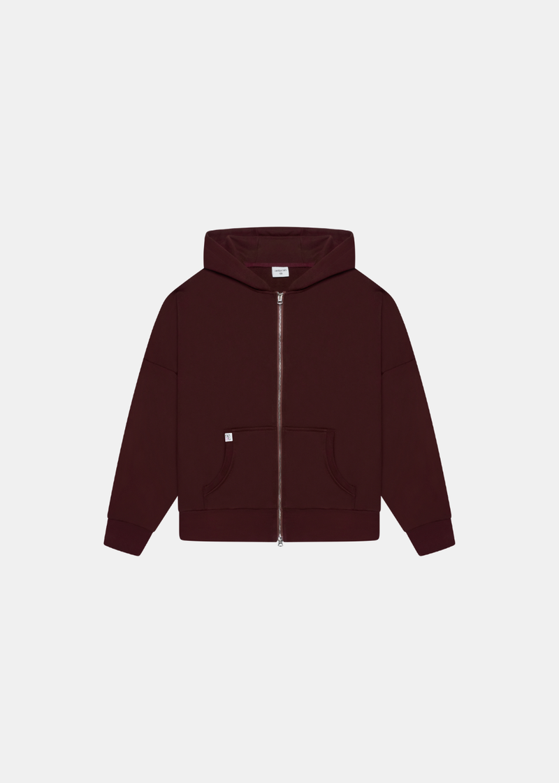 SWEAT À CAPUCHE DÉTENTE À DOUBLE FERMETURE ÉCLAIR