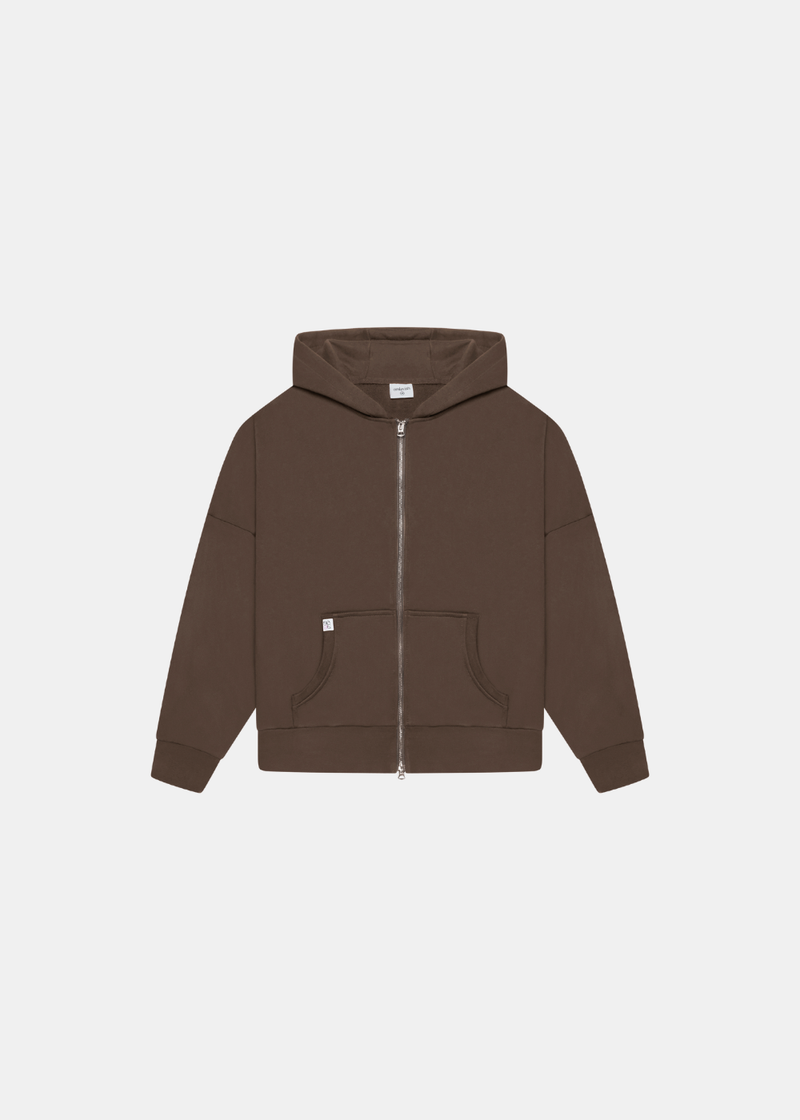 RELAXED DUAL-ZIP HOODIE