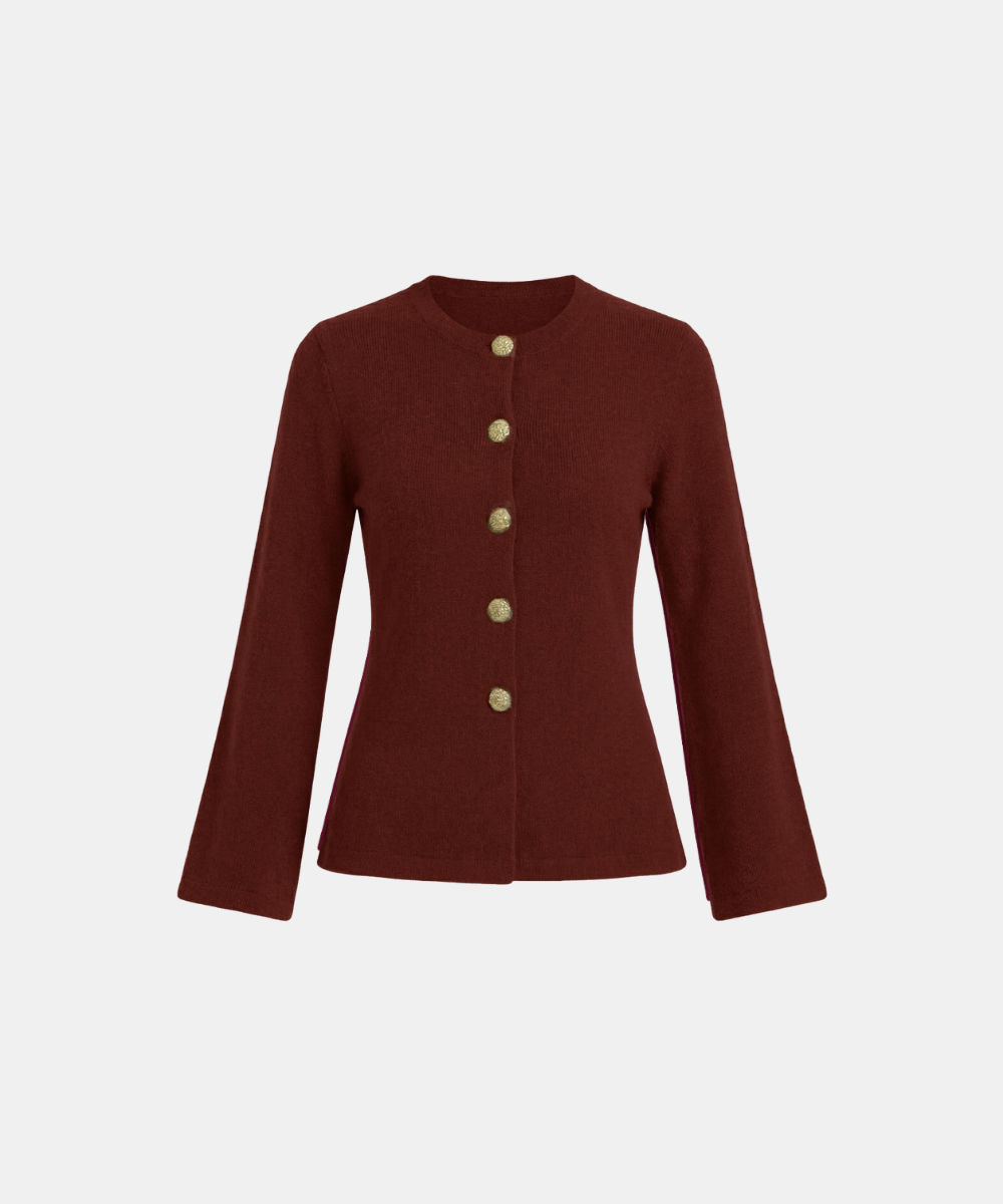 Gold Button Cardigan