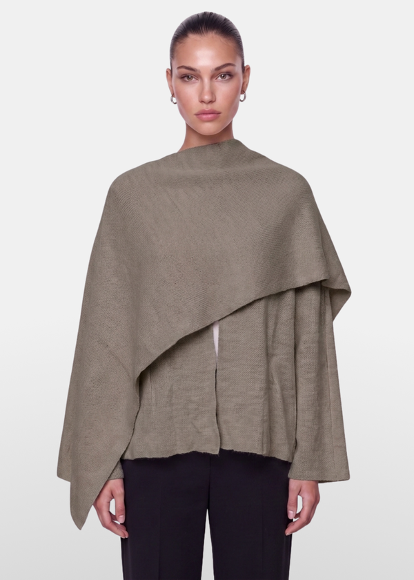 Knitted Cape Jacket