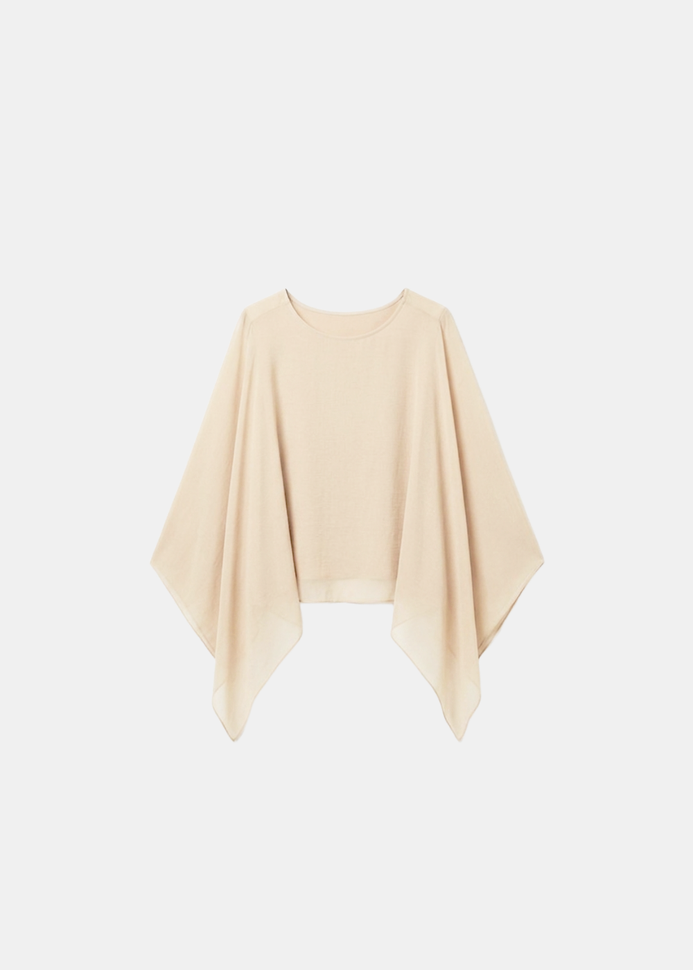 Silk Batwing Blouse With Lining
