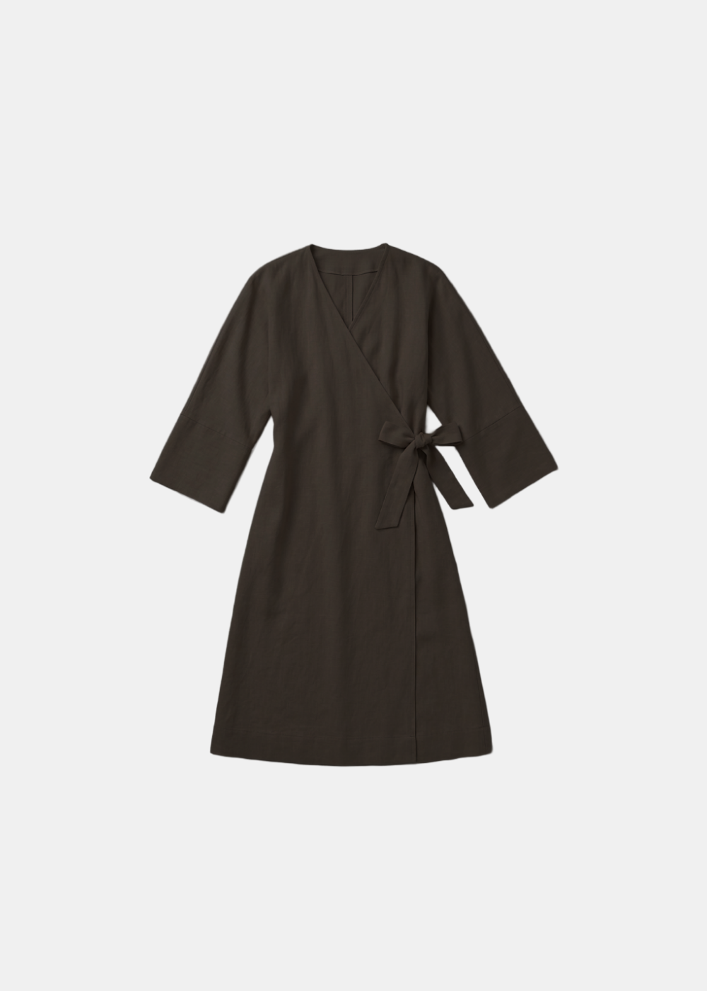 Long Sleeve Wrap Dress