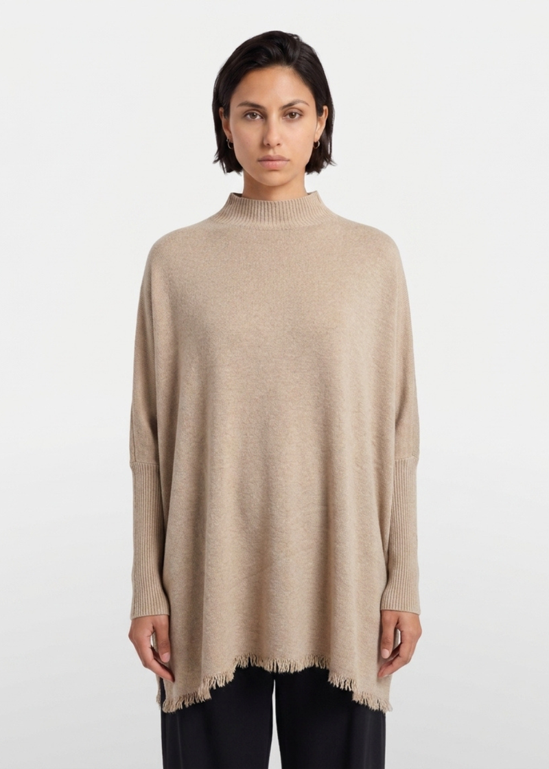 Premium Fine Knit Jumper Dark Beige