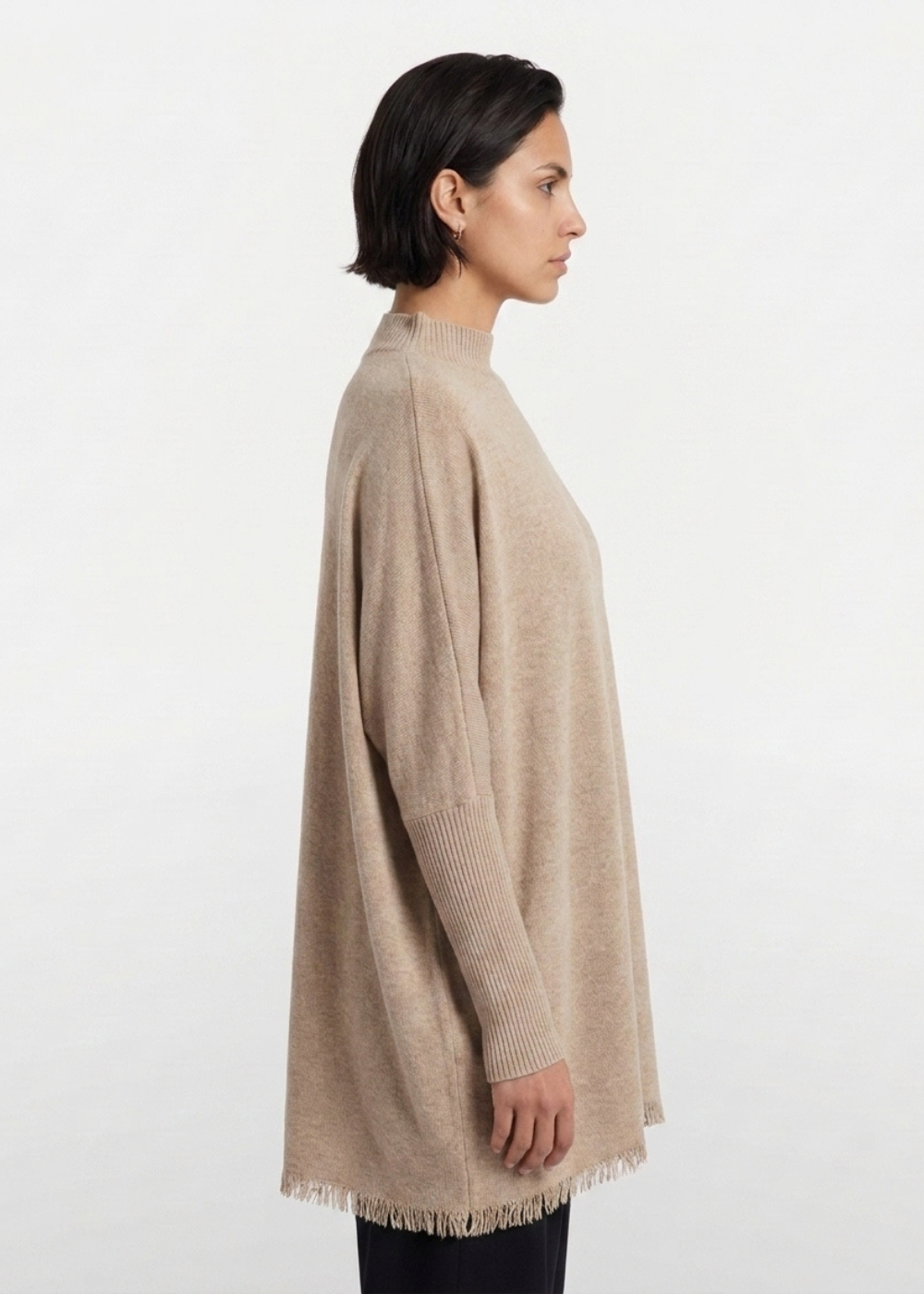 Premium Fine Knit Jumper Dark Beige