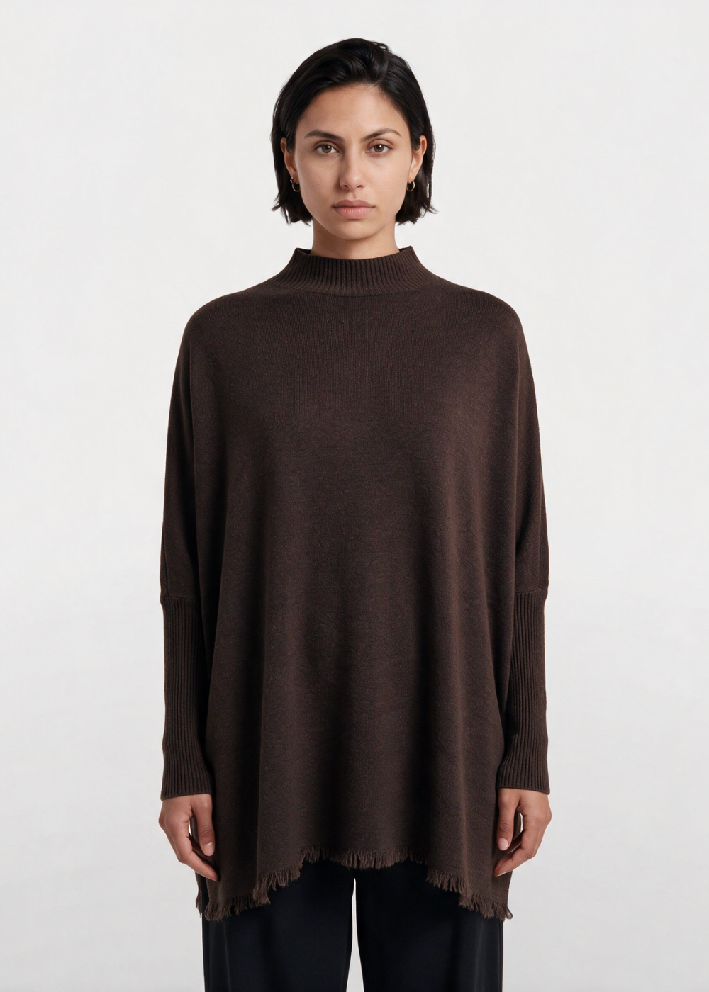 Premium Fine Knit Jumper Chocolate