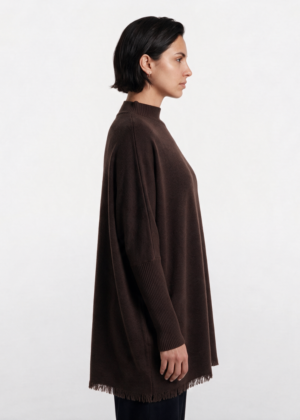 Premium Fine Knit Jumper Chocolate
