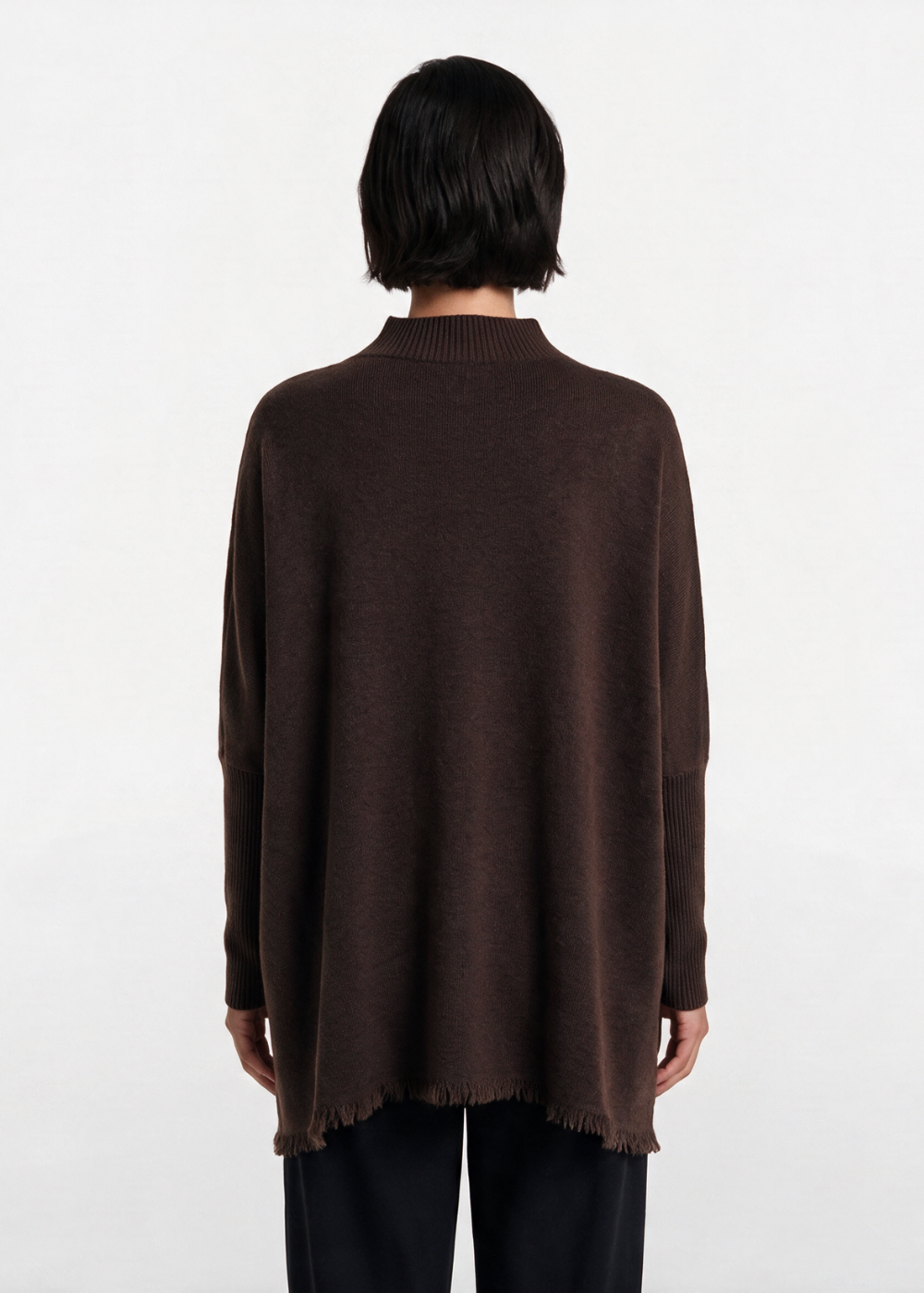 Premium Fine Knit Jumper Chocolate