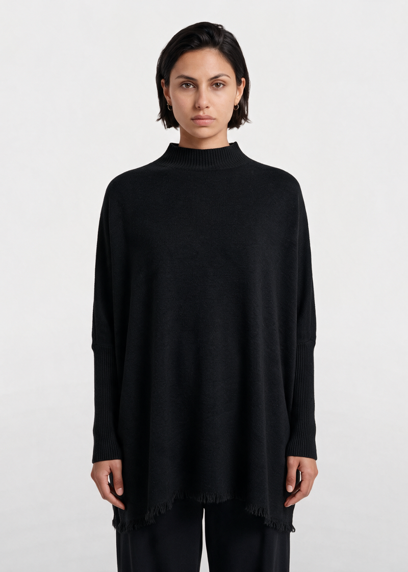 Premium Fine Knit Jumper Black