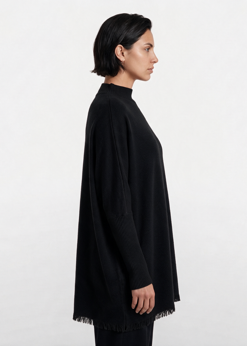 Premium Fine Knit Jumper Black