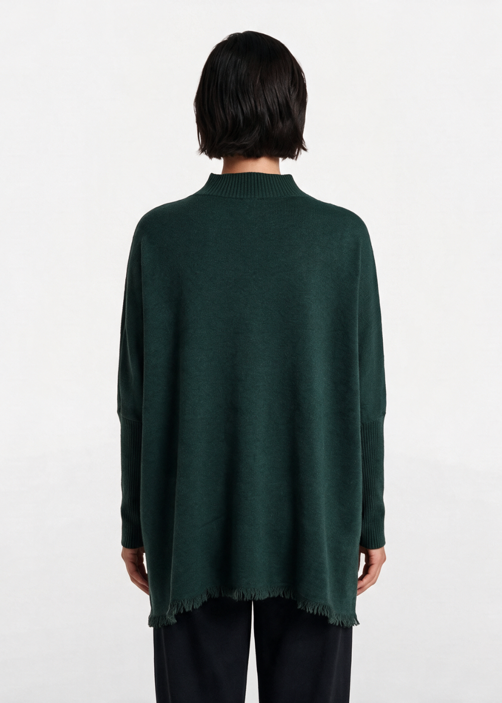 Premium Fine Knit Jumper Forest Green