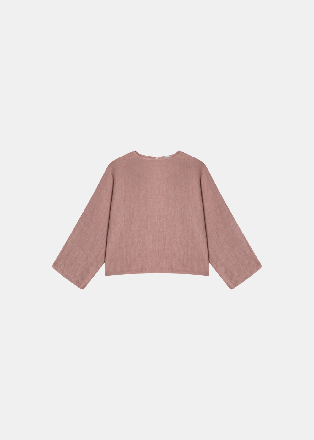 Slit Sleeve Blouse - Dusty Pink