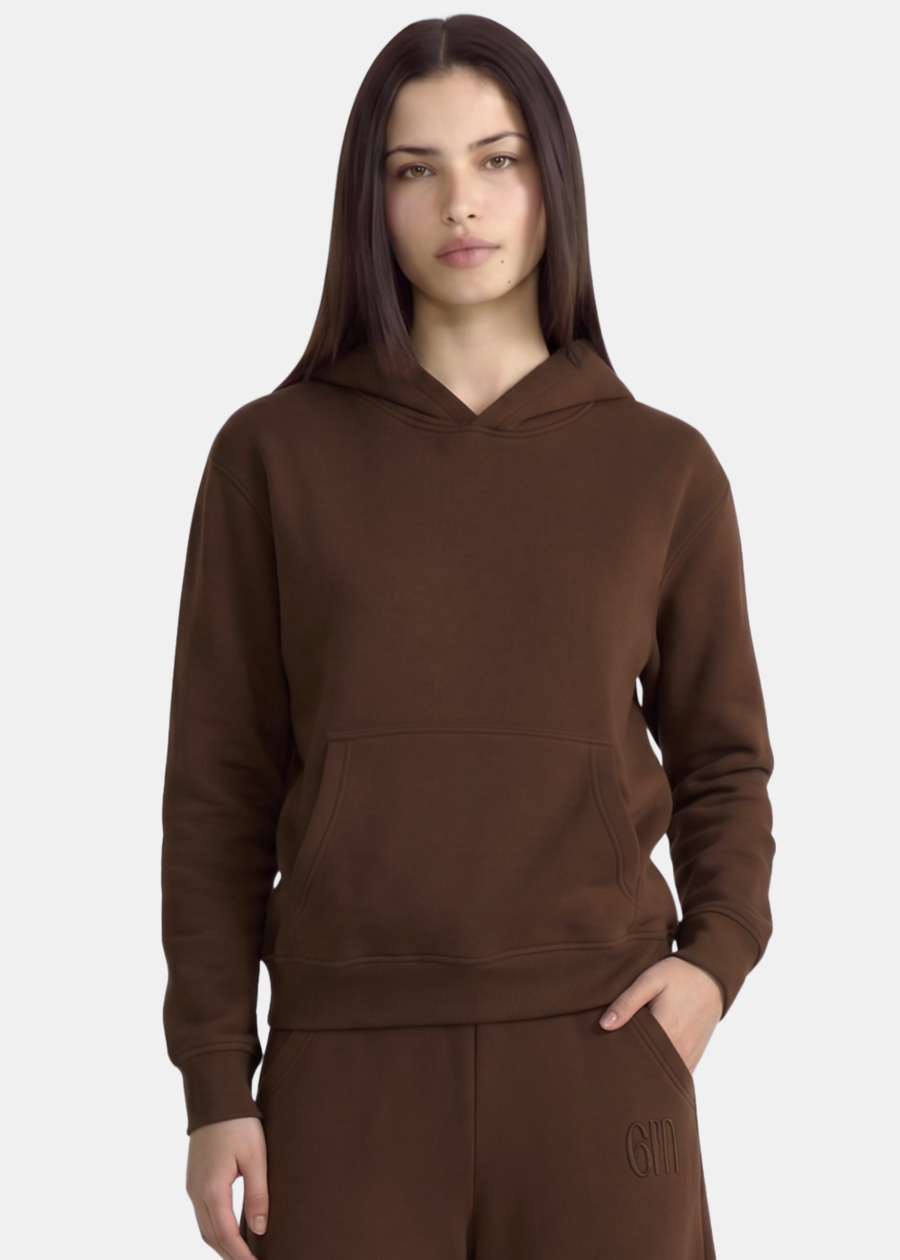 chocolate — model wearing pullover