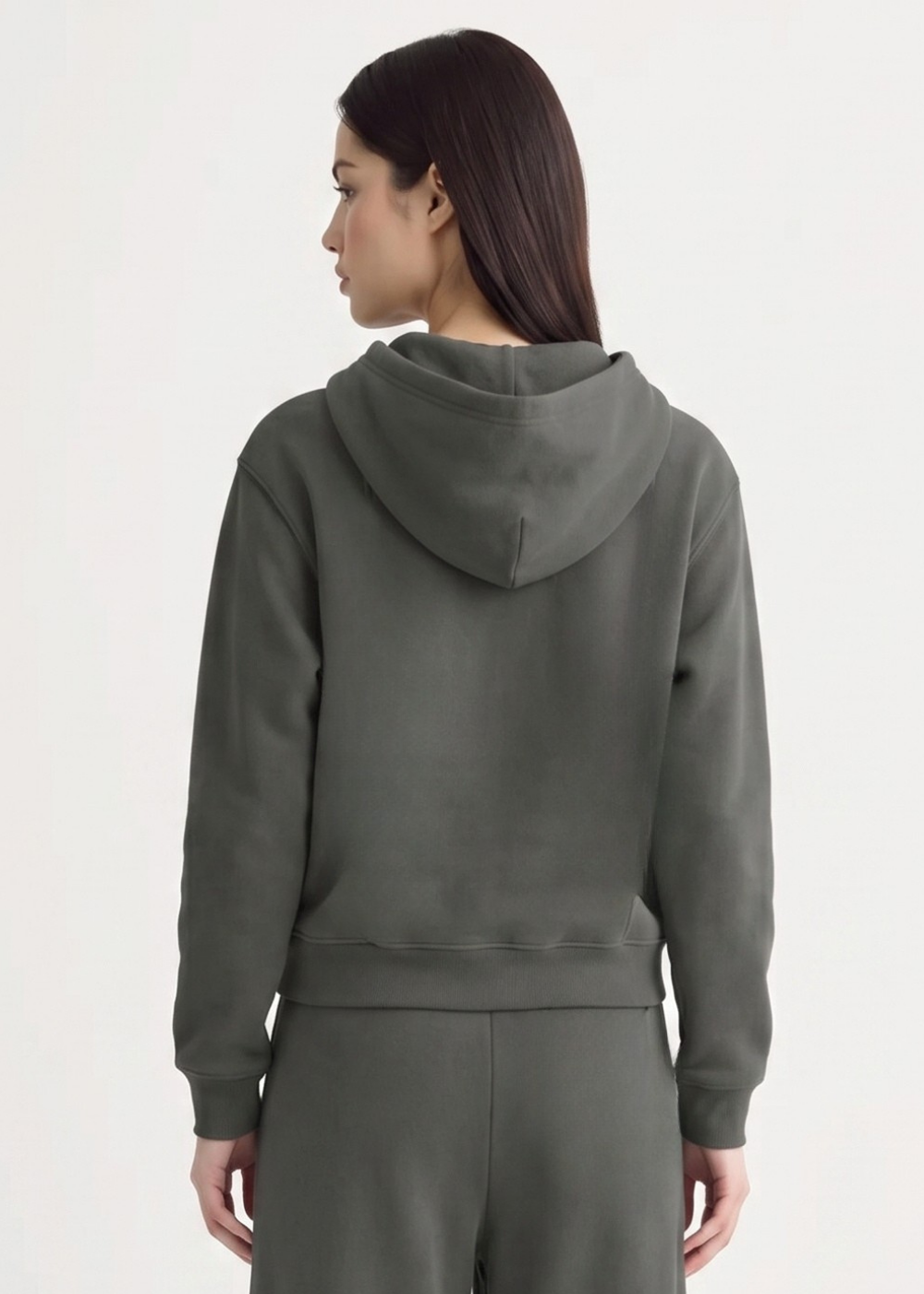 grey — model wearing pullover