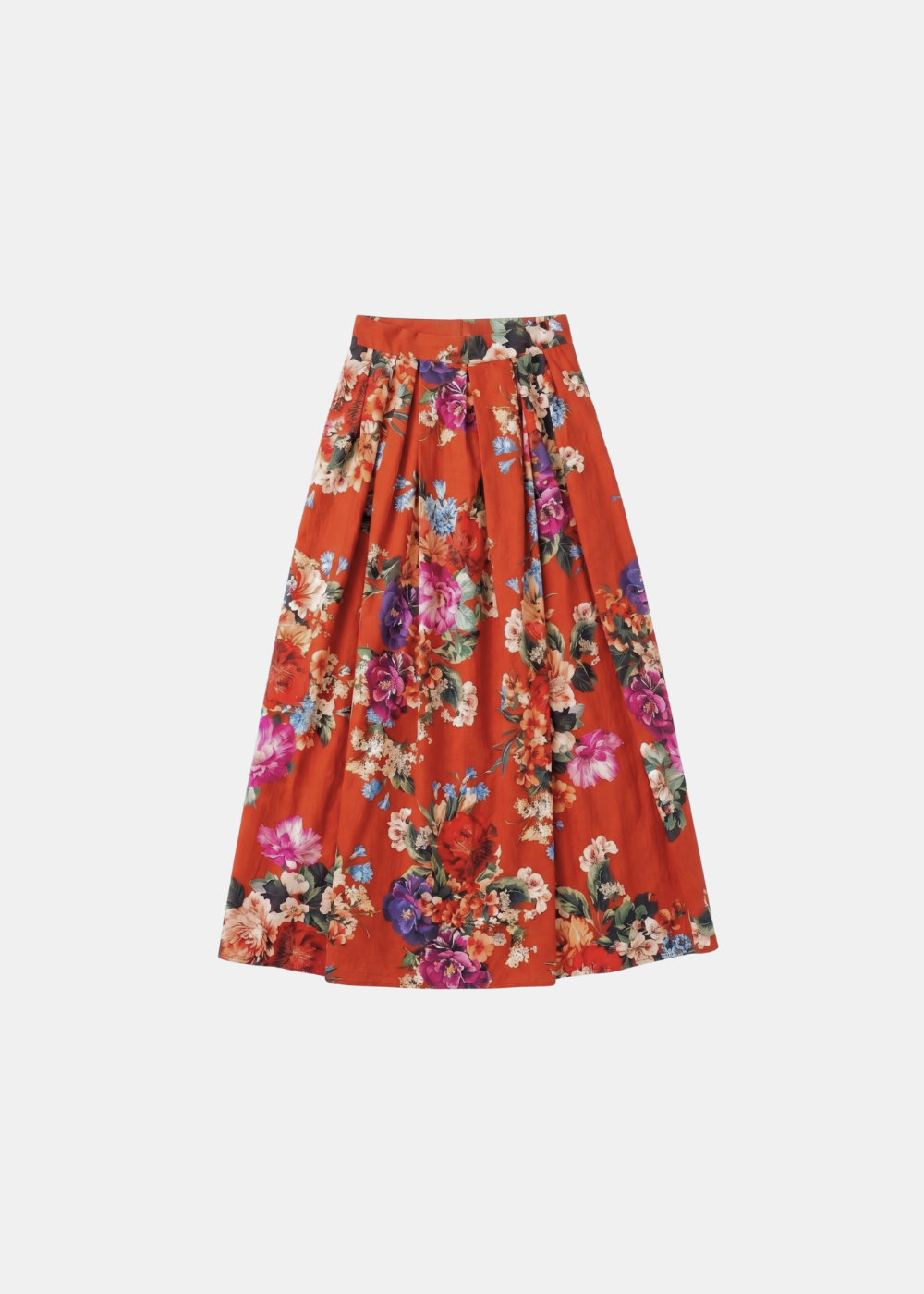Floral Print Maxi Skirt