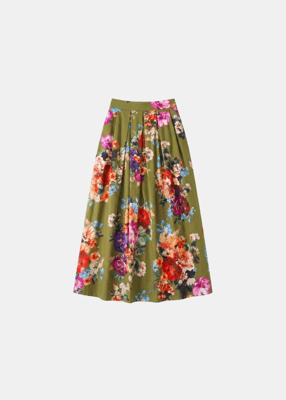 Floral Print Maxi Skirt