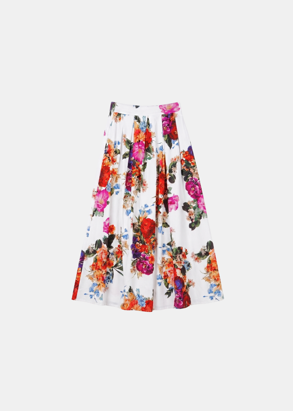 Floral Print Maxi Skirt