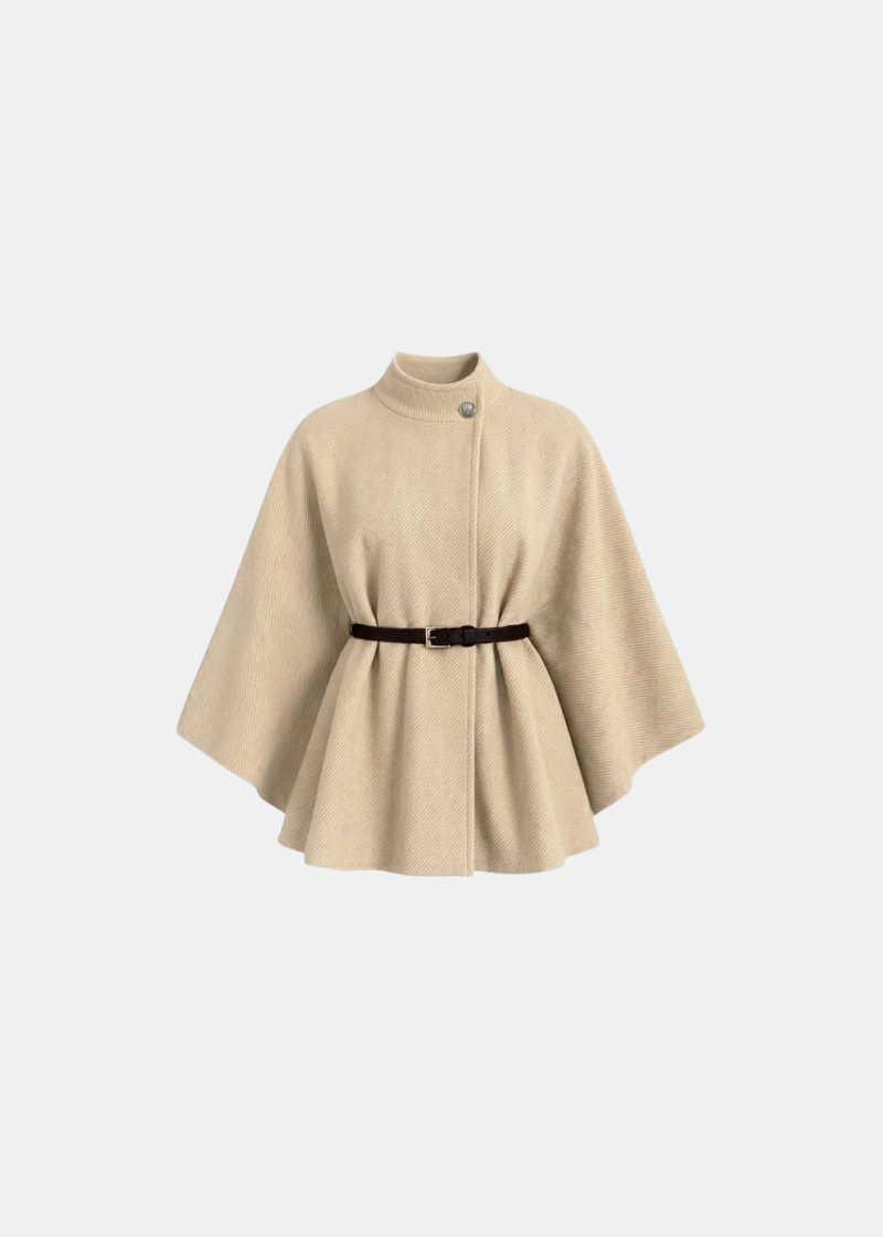 Cape Jacket With Belt