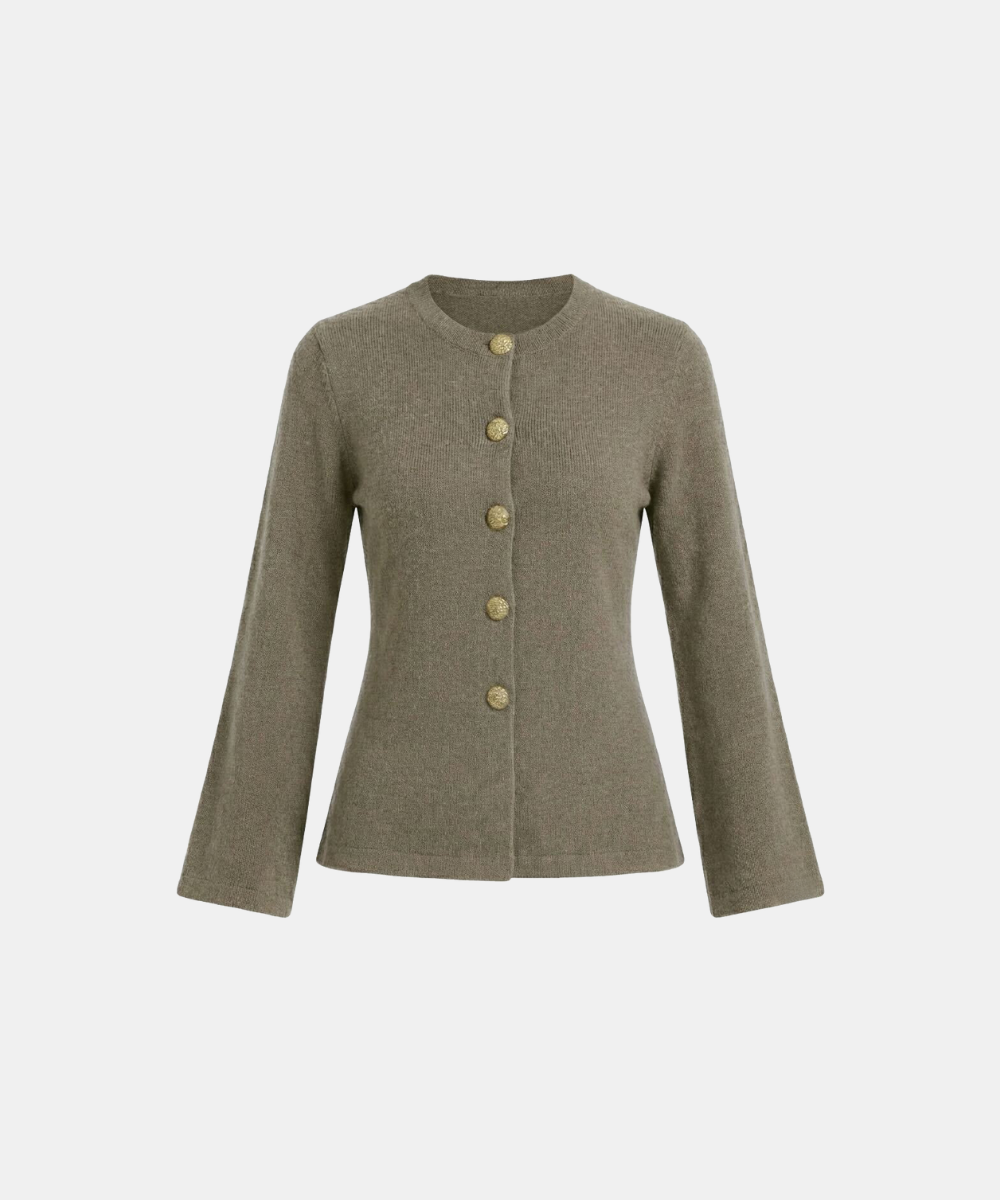 Gold Button Cardigan