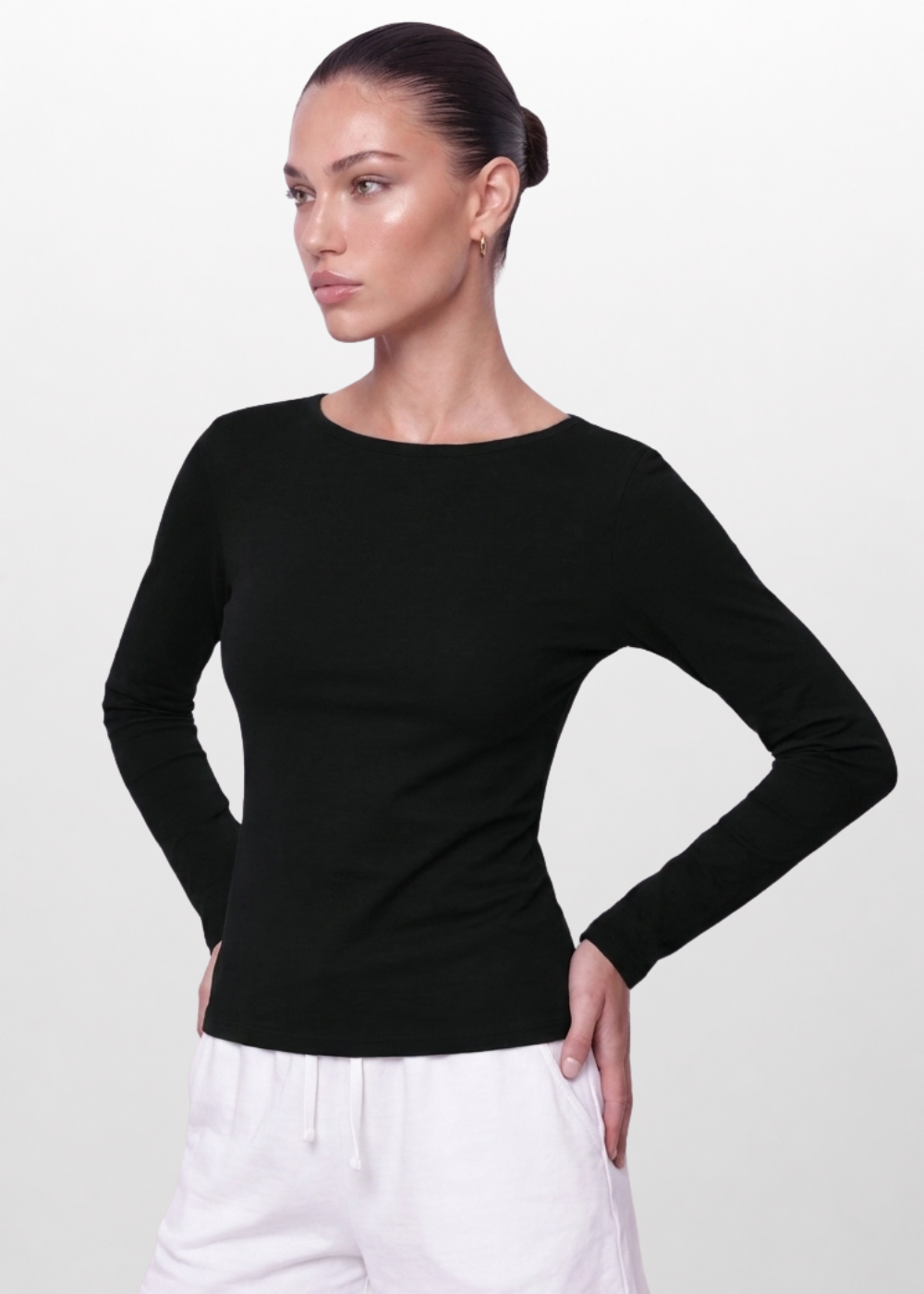 Base Layer Top Black
