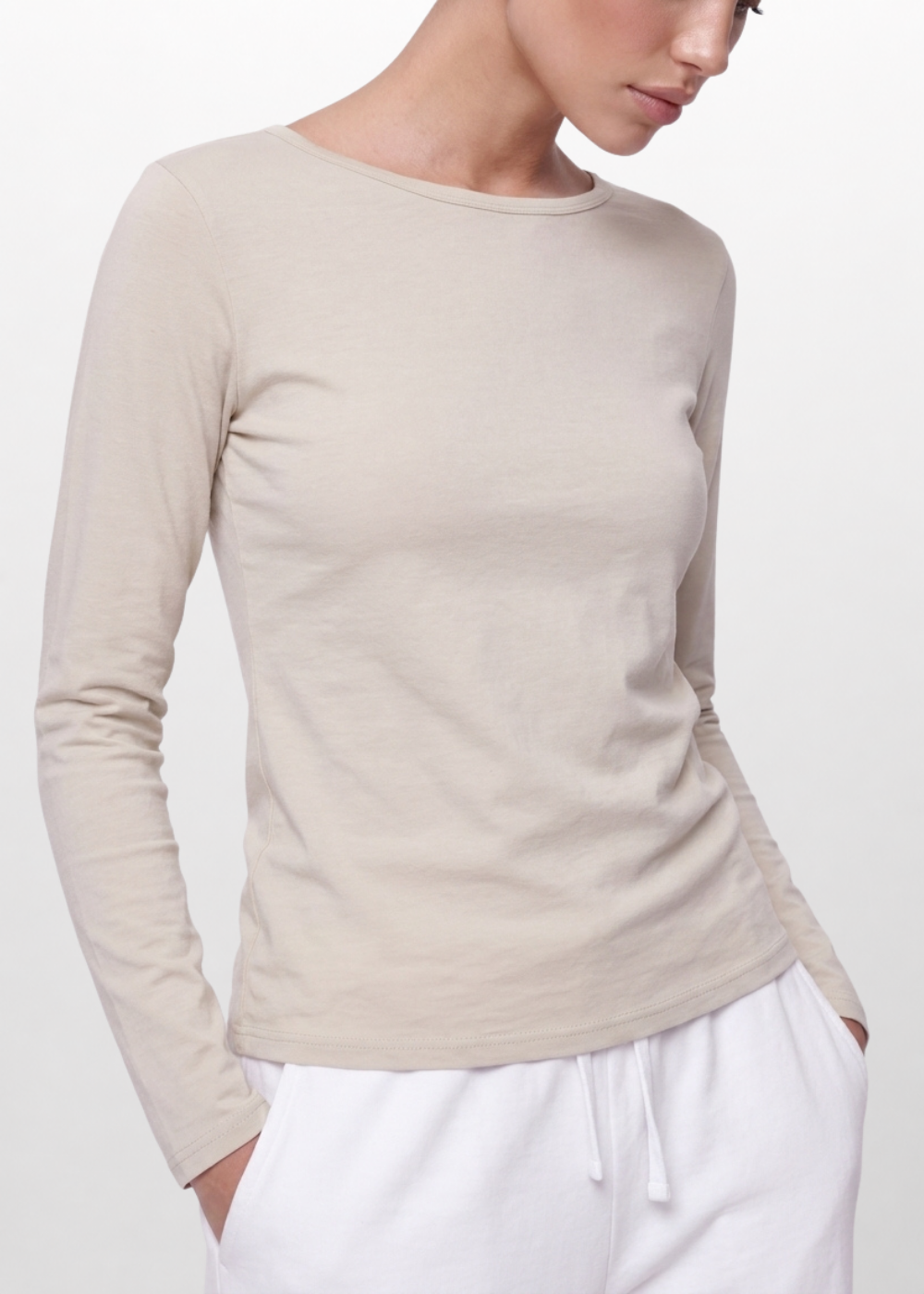 Base Layer Top Beige