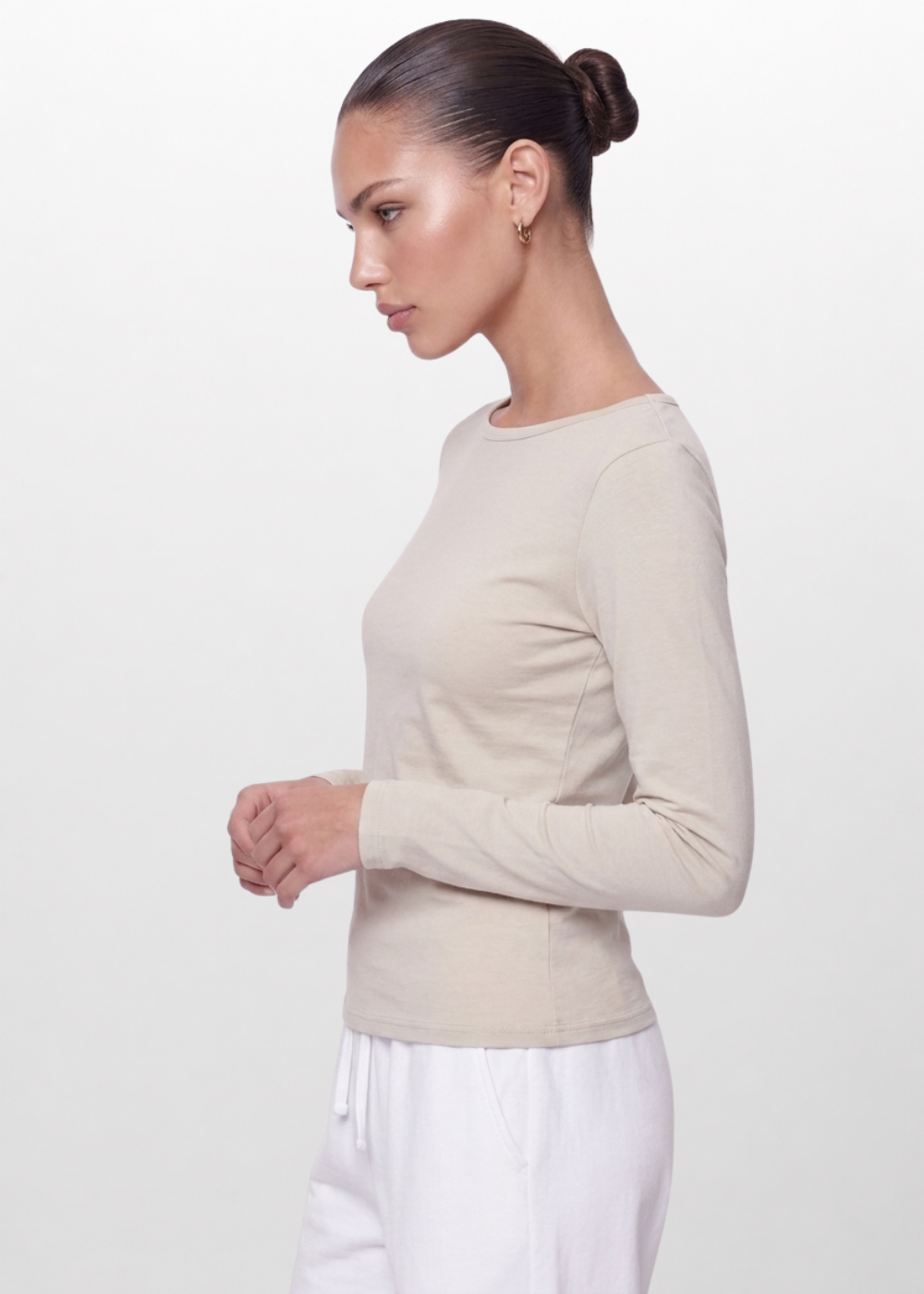 Base Layer Top Beige