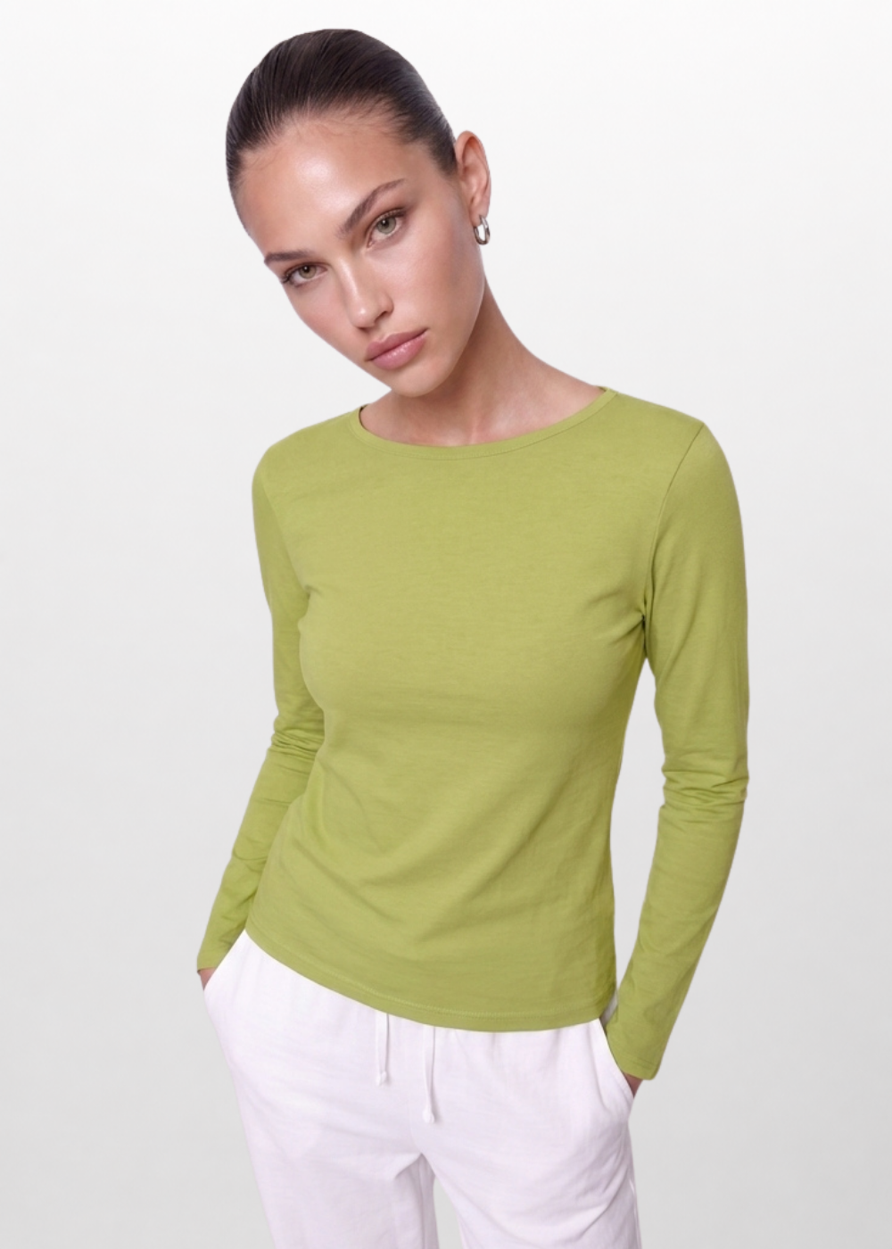 Base Layer Top Olive