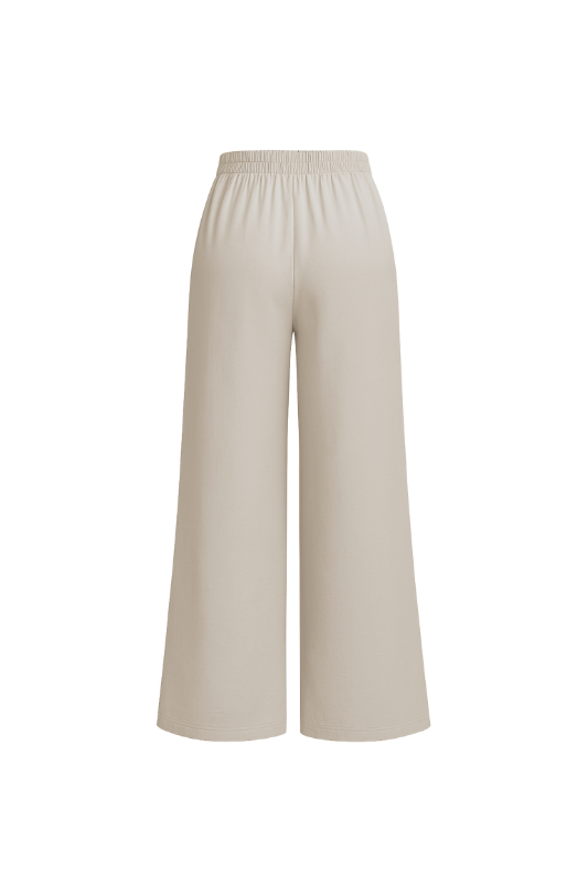 Linen Trousers - Beige
