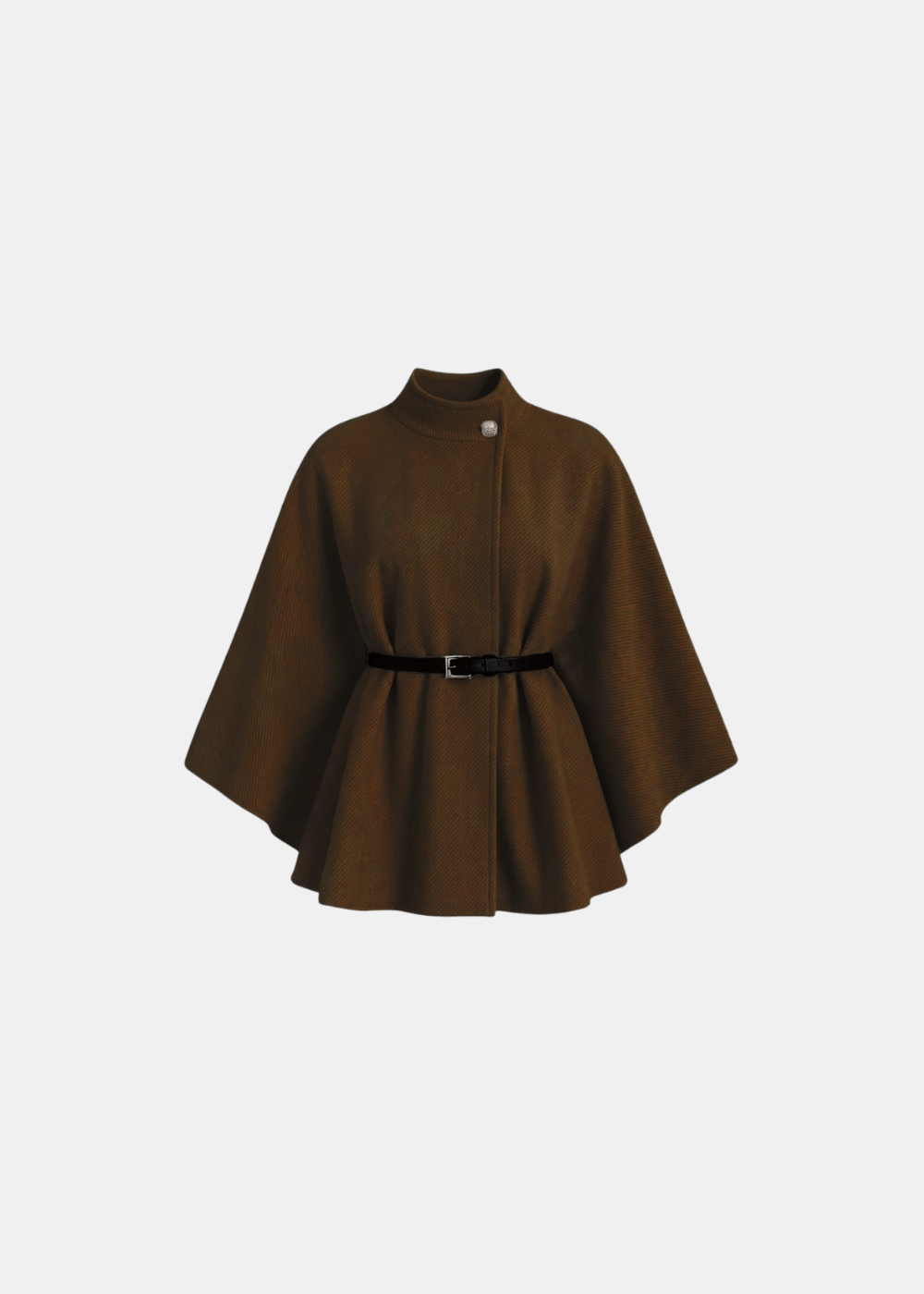 Veste cape avec ceinture