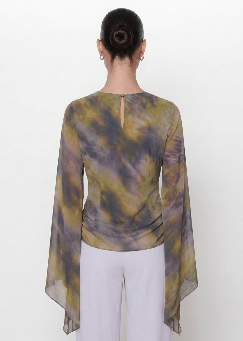 Marble Print Blouse