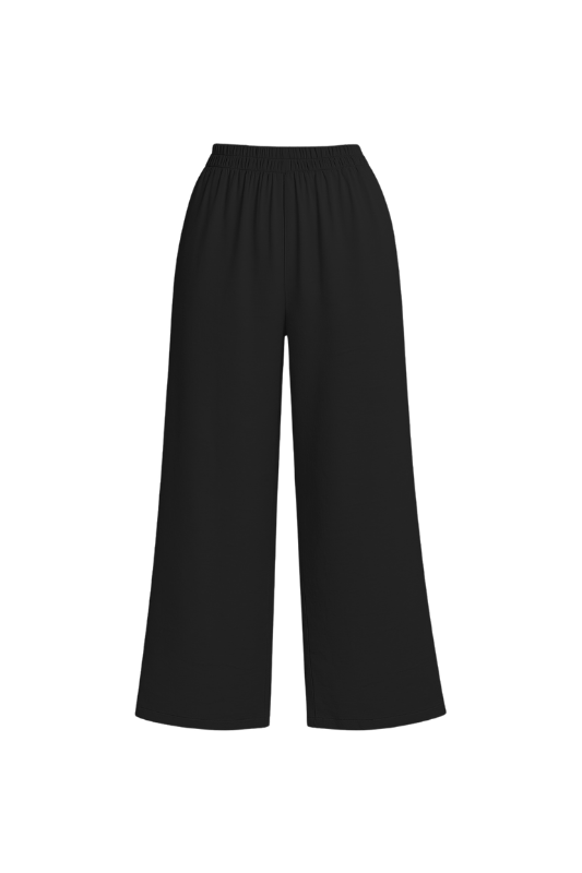 Linen Trousers - Black