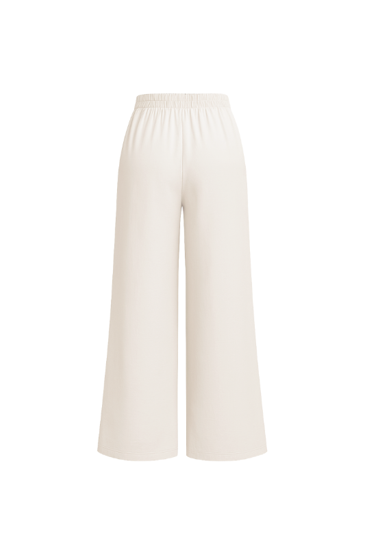 Linen Trousers - White