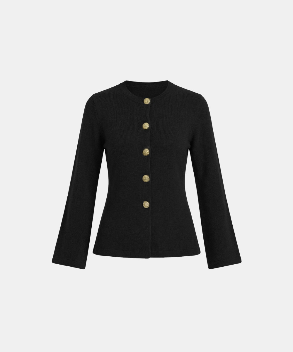 Gold Button Cardigan